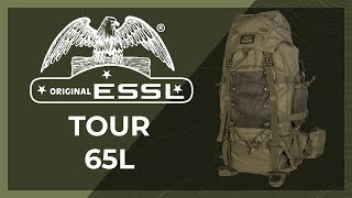 Youtube - Backpack ESSL TOUR 65 L - Military Range