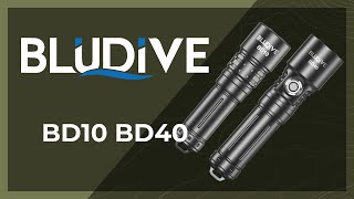 Youtube - Waterproofed flashlights BLUDIVE BD10 and BD40 - Military Range