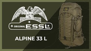 Youtube - Backpack ESSL ALPINE 33 L - Military Range