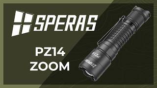 Youtube - Zoomable flashlight SPERAS PZ14 - Military Range