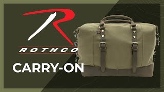 Youtube - ROTHCO CARRY-ON canvas travel bag - Military Range