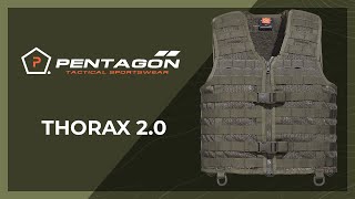 Youtube - Molle vest PENTAGON THORAX 2.0 - Military Range